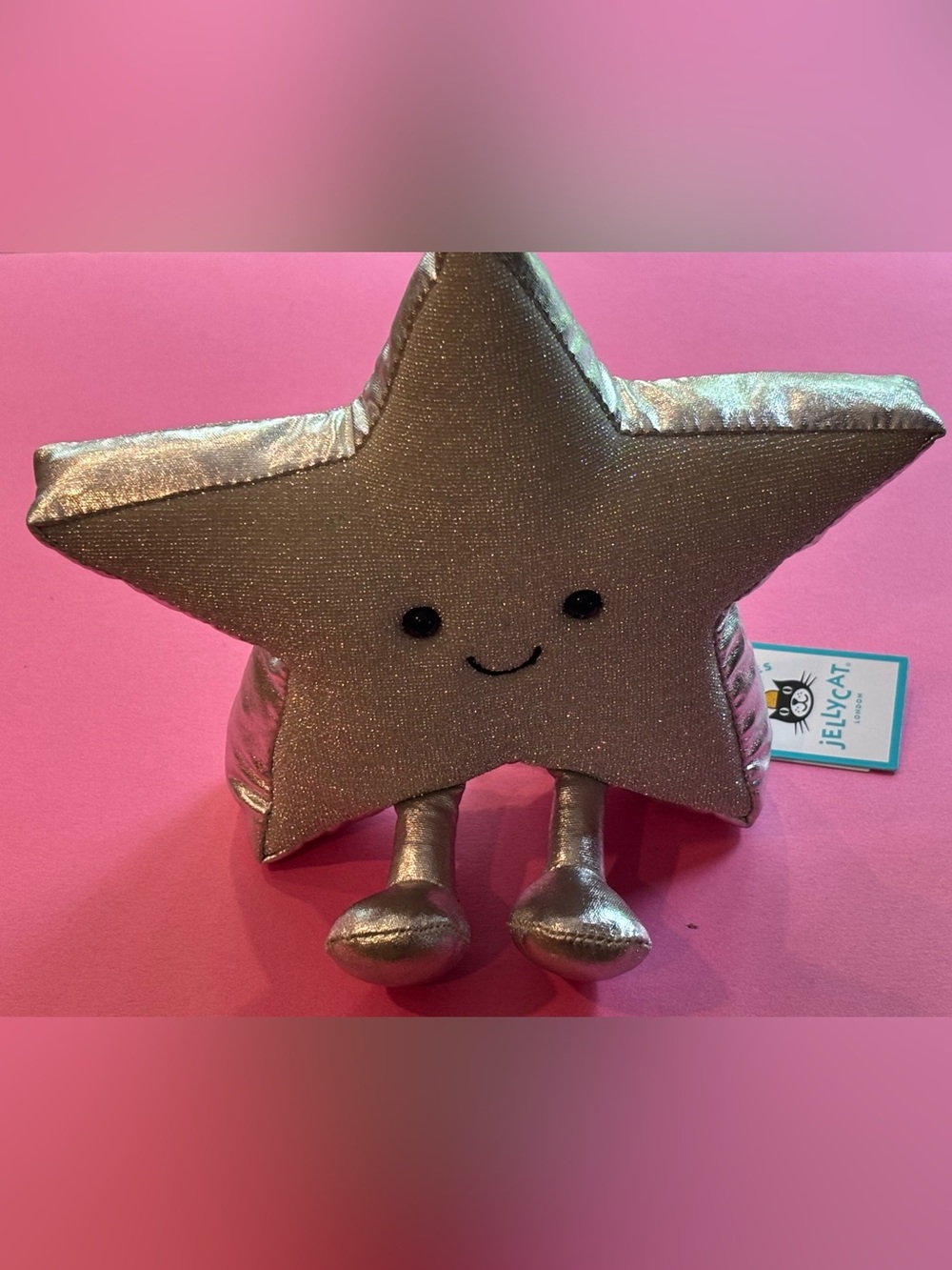 Jellycat Amuseables Silver Star BNWT AUTHENTIC Price is Firm - Picture 4 of 6